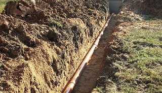 Копка траншей для водопровода в Новошахтинске: цена за метр от 950 руб.